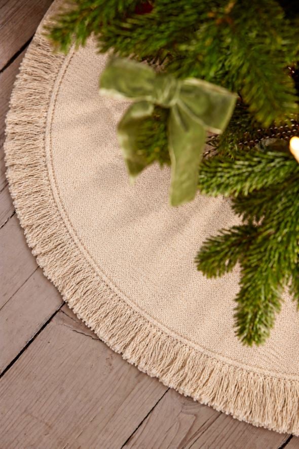 Ümmargune vaip hele beige - 2