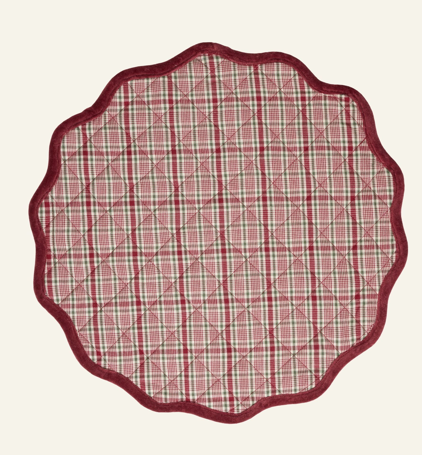 Lauamatt punane - ø40 cm punane - 1