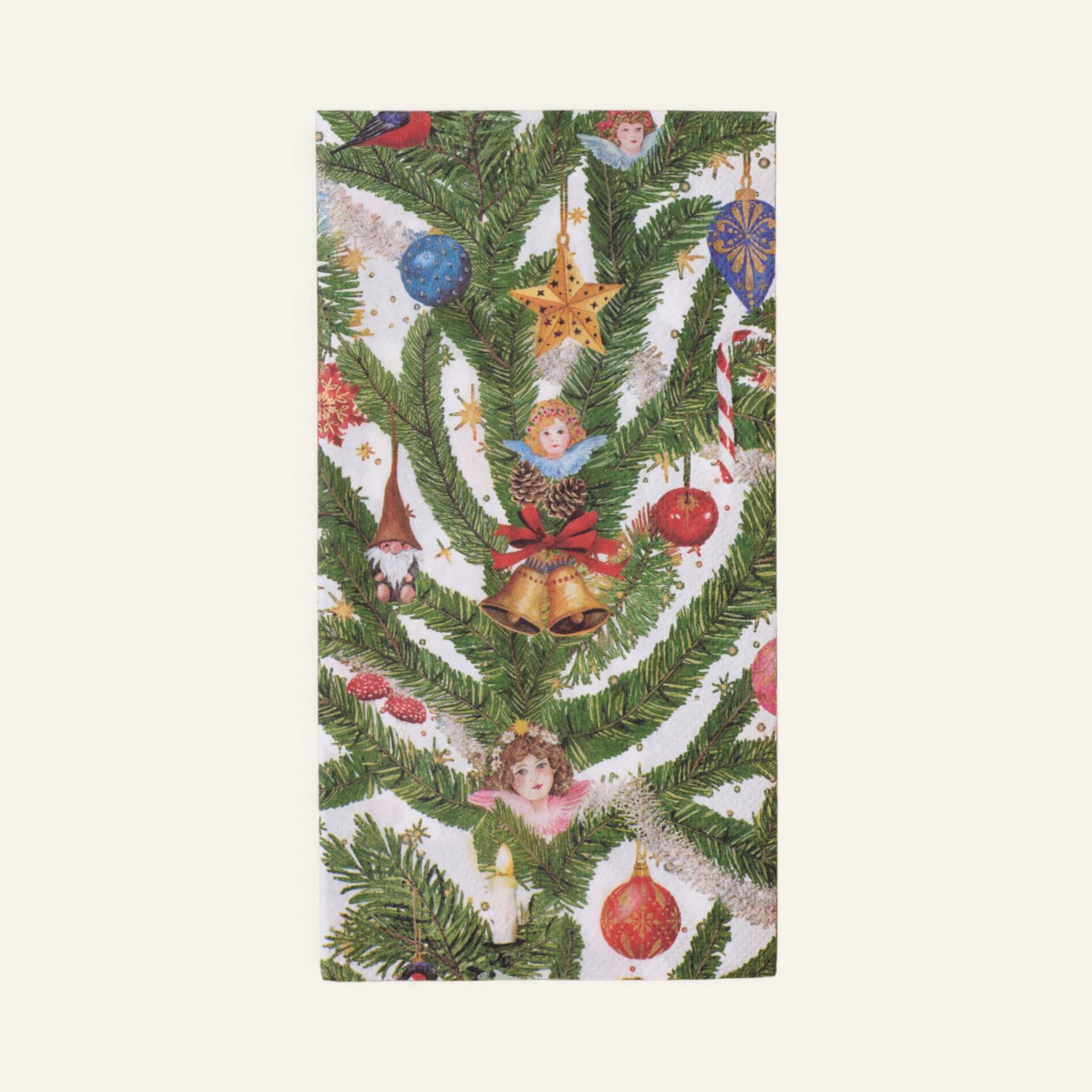 Pabersalvrätik mitmevärviline/valge - 33x42 cm mitmevärviline/valge - 1