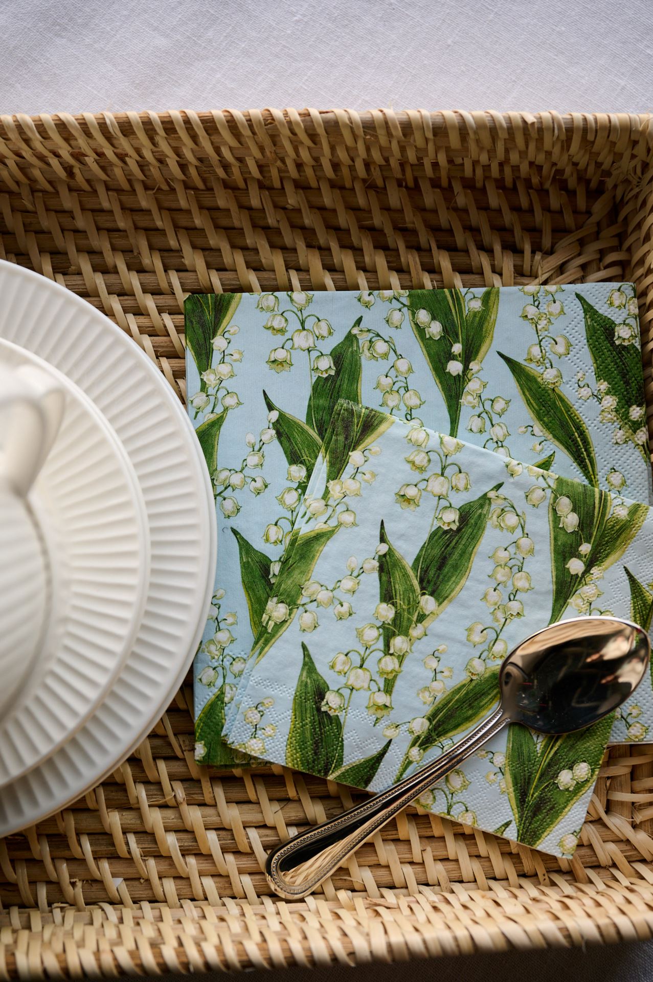 Pabersalvrätikud hele sinine - 2