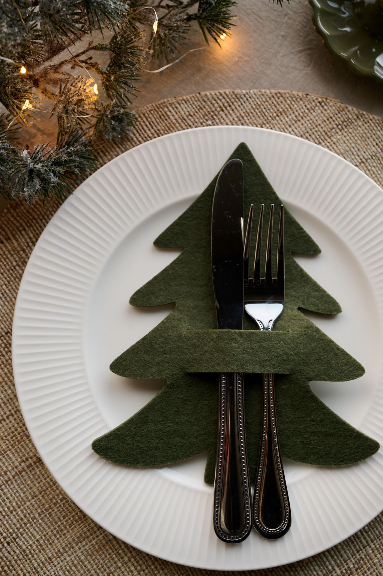 Söögiriistade hoidja roheline - 21 cm roheline - 1