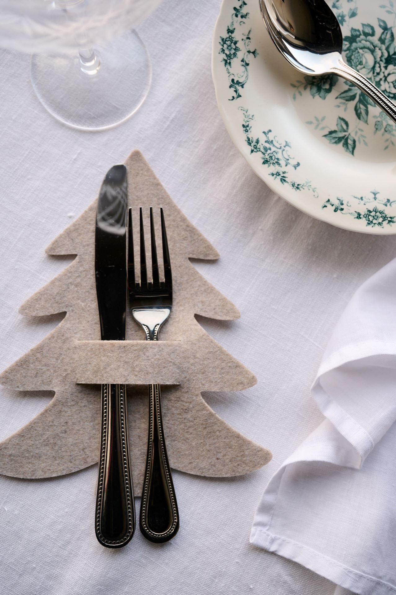 Söögiriistade hoidja beež - 21 cm beež - 1