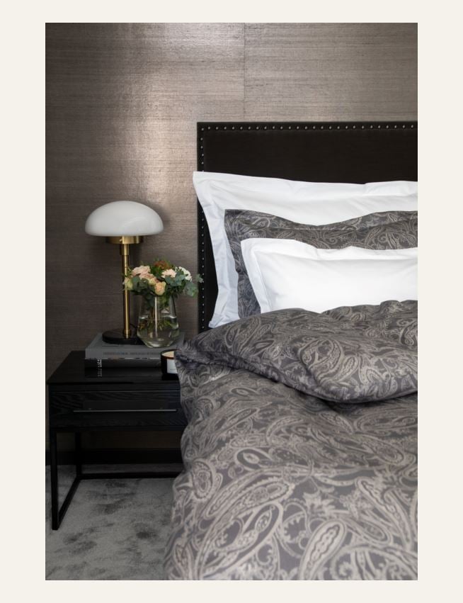 Voodipesukomplekt egiptuse puuvill hall - 2