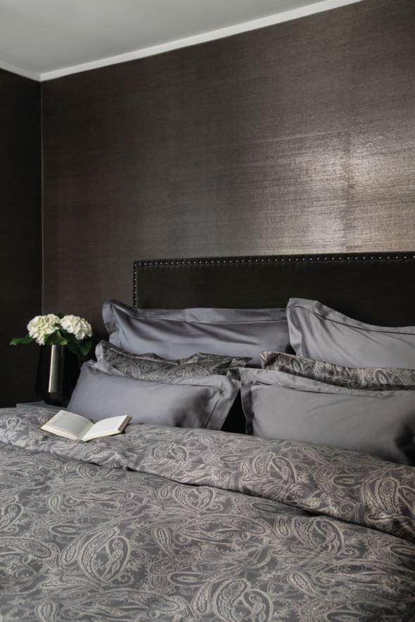 Voodipesukomplekt egiptuse puuvill hall - 3