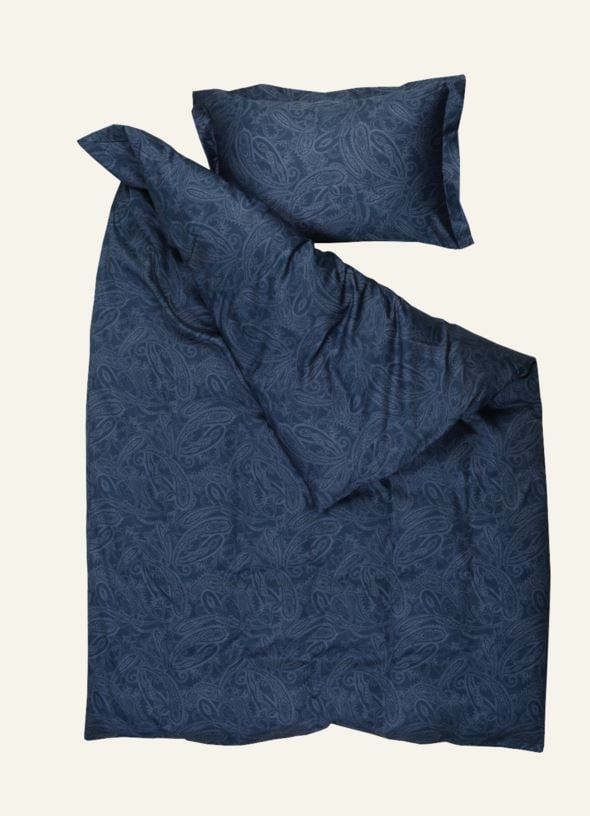 Voodipesukomplekt egiptuse puuvill udusinine - 2