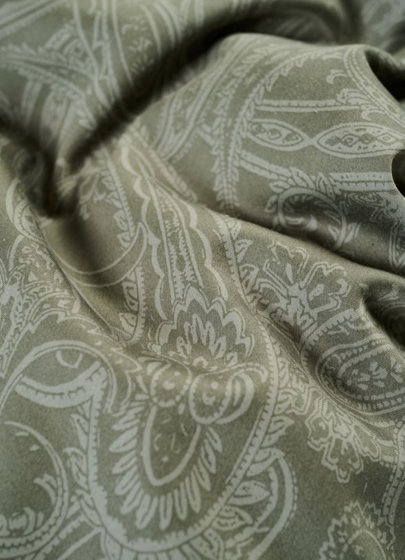 Voodipesukomplekt egiptuse puuvill oliiviroheline - 3