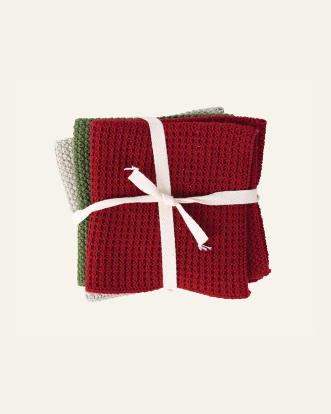 Väike rätik mitmevärviline/punane - 26x26 cm mitmevärviline/punane - 1