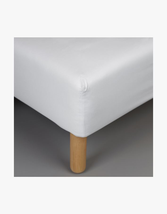 Voodilina kummiga valge - 160x200 cm valge - 1