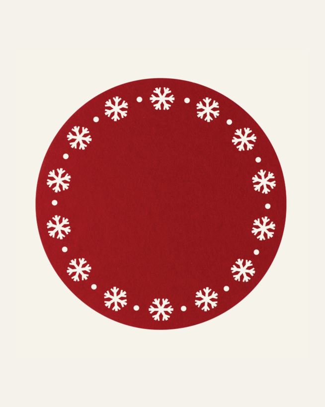 Lauamatt punane - ø38 cm punane - 1
