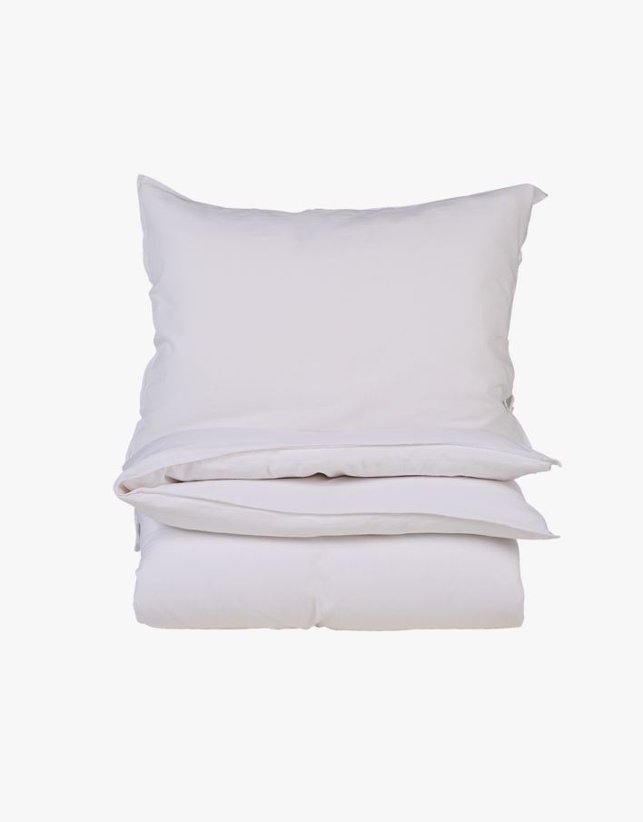 Linane voodipesukomplekt valge - 150x210 cm valge - 1