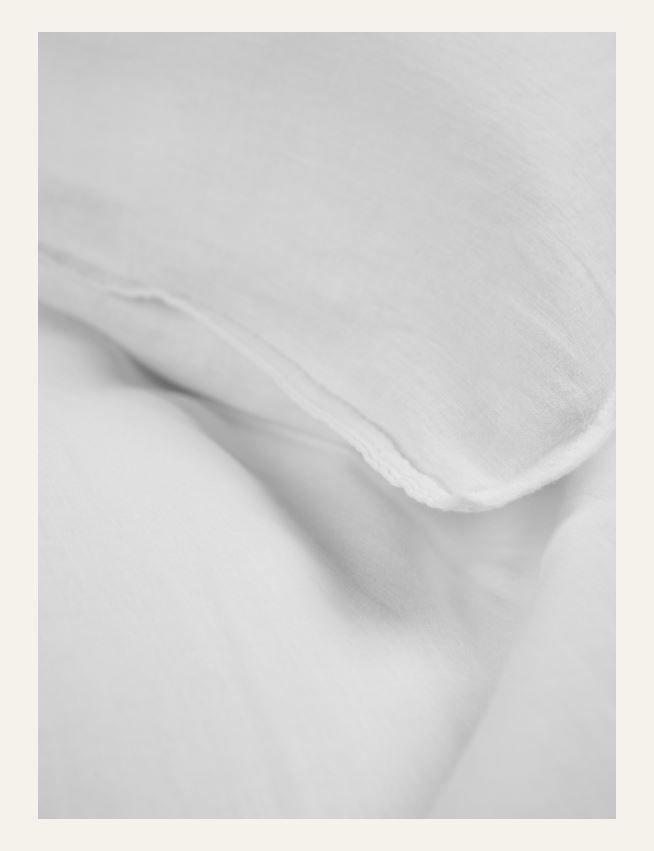 Lina-puuvillasegune voodipesukomplekt valge - 2