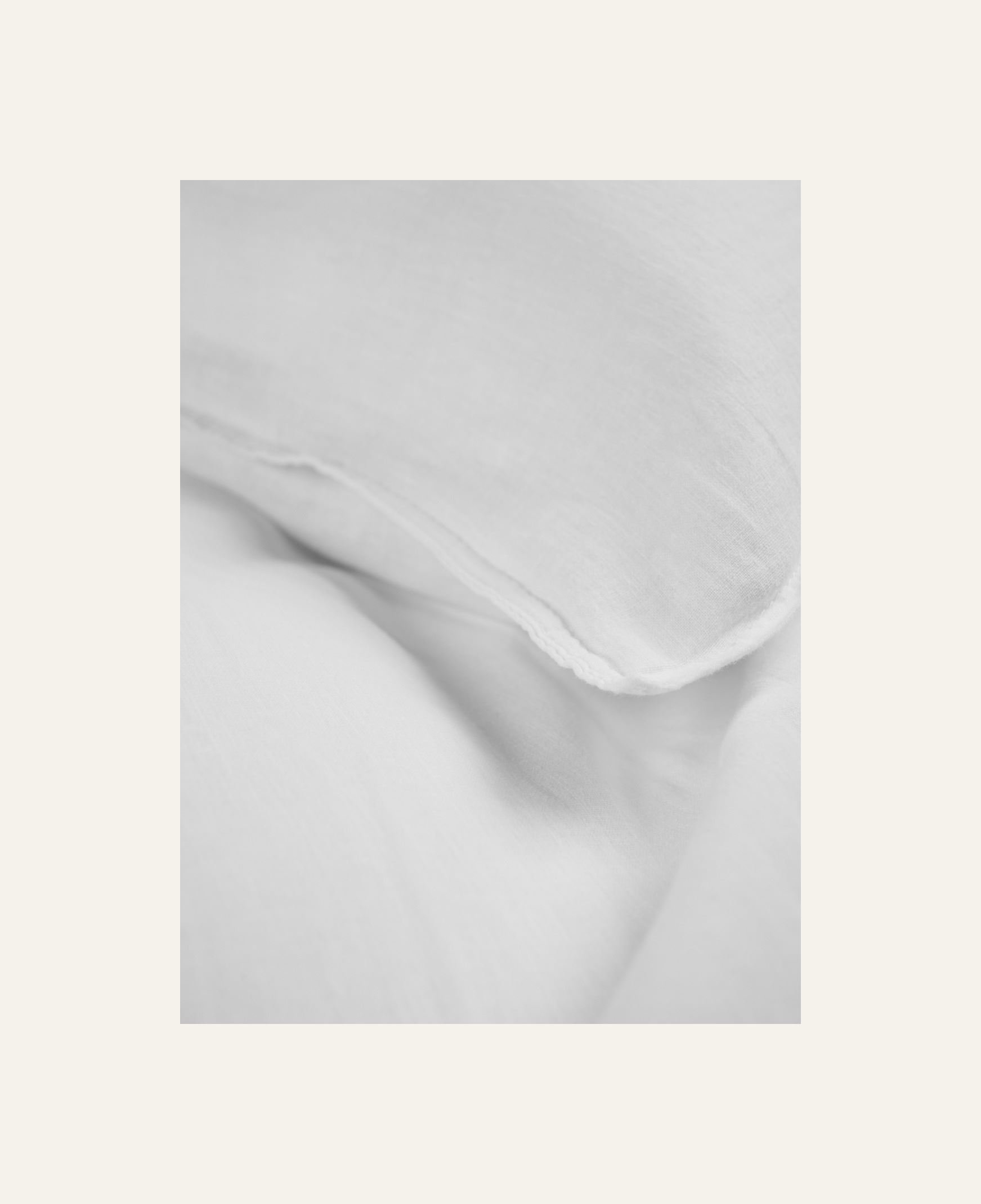 Lina-puuvillasegune voodipesukomplekt valge - 3