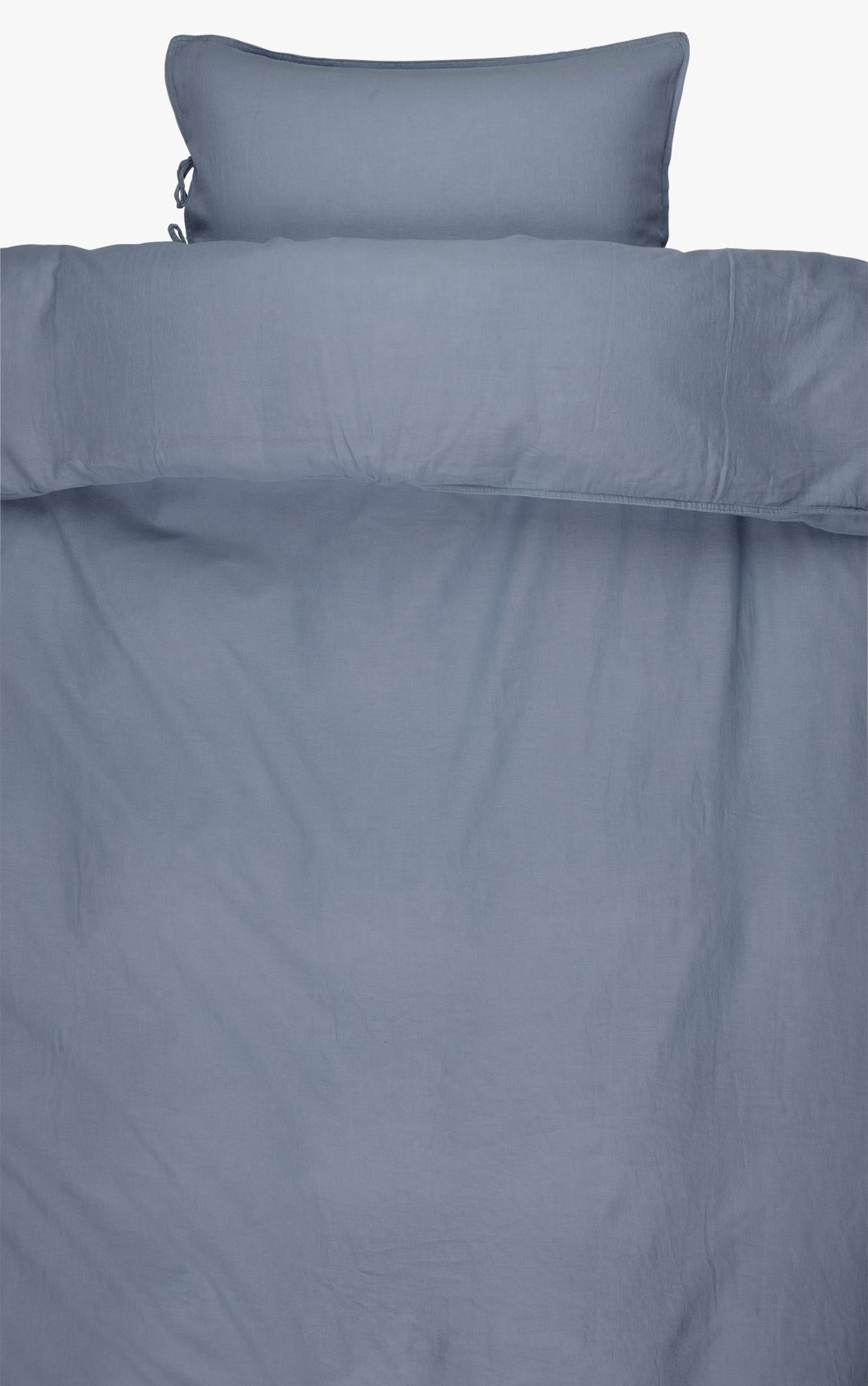 Lina-puuvillasegune voodipesukomplekt teksasinine - 2