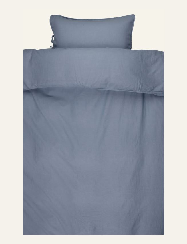 Lina-puuvillasegune voodipesukomplekt teksasinine - 2