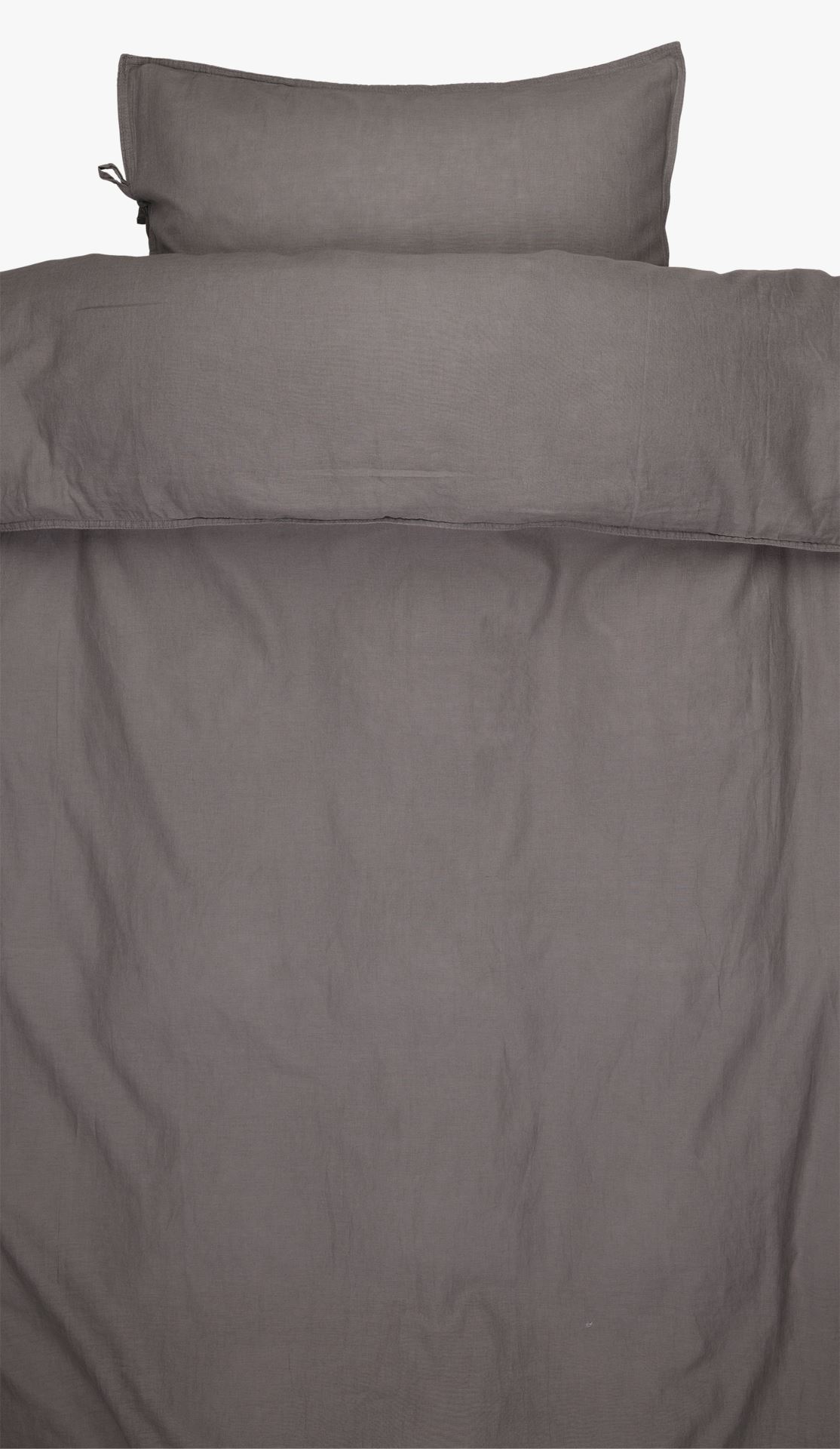 Lina-puuvillasegune voodipesukomplekt tumehall - 2