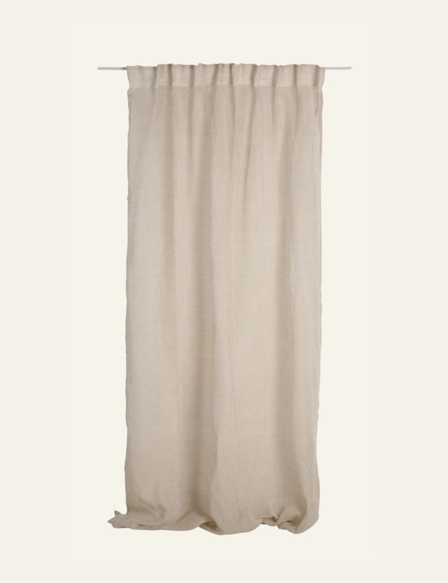 Linane kardin naturaalne toon - 3