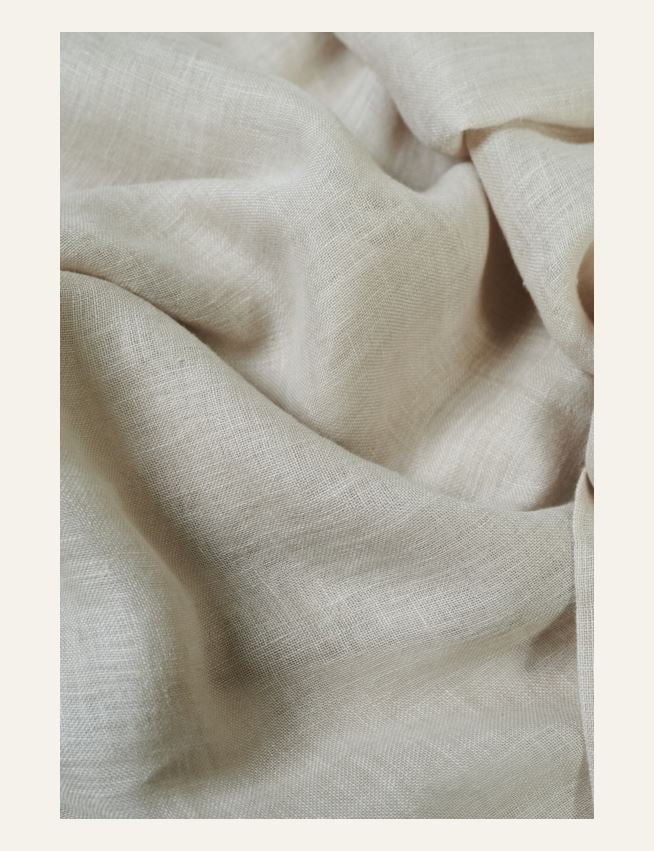 Linane kardin tumeliivkollane - 2