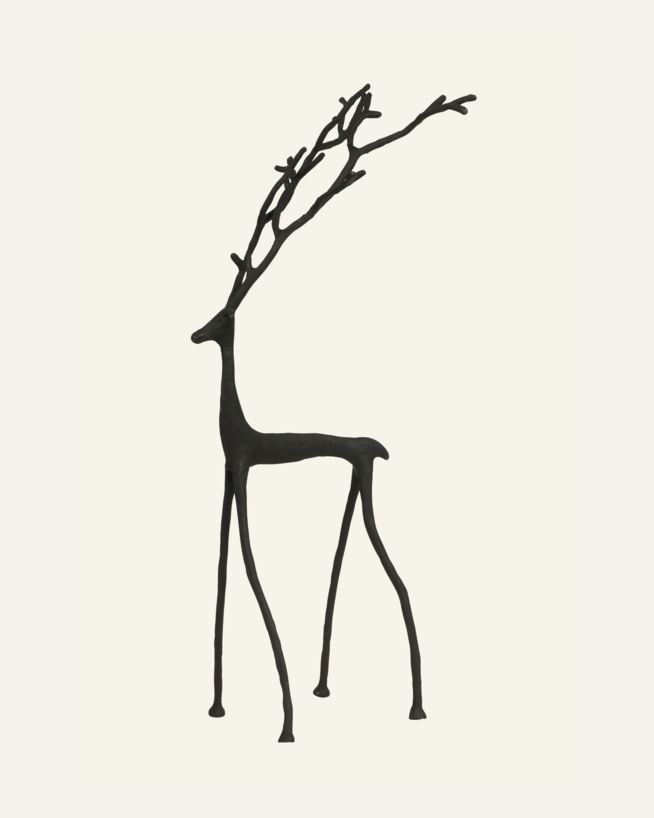 Kaunistus must - 67x24x27 cm must - 1