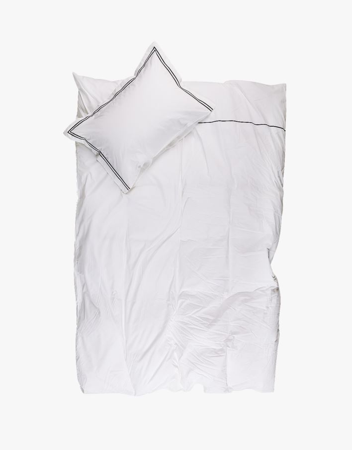 Percale voodipesukomplekt valge - 230x220 cm valge - 1