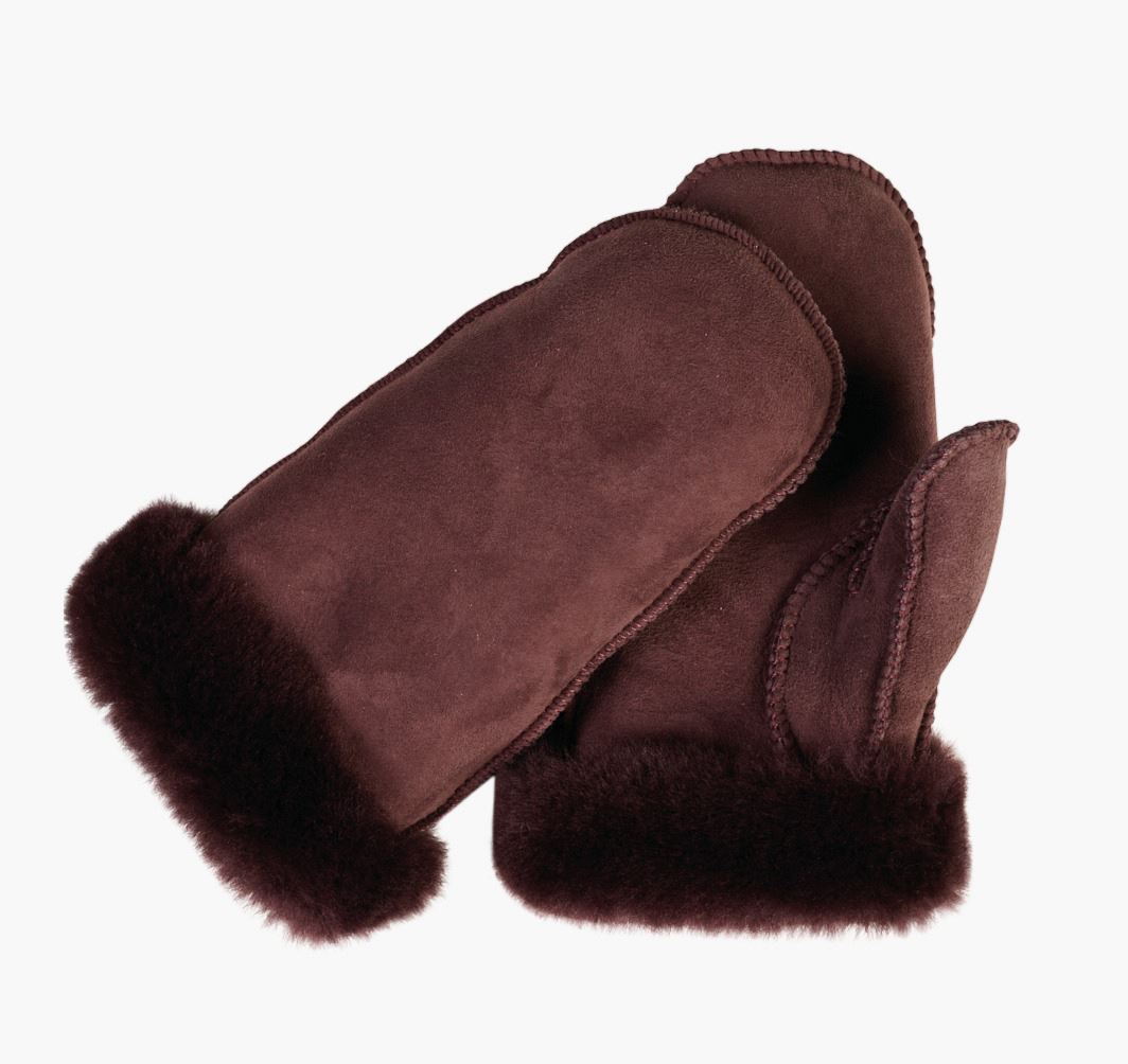 Nahkkindad tumepunane - one size tumepunane - 1