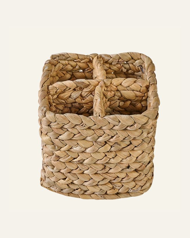 Söögiriistade korv naturaalne toon - 15x15x13 cm naturaalne toon - 1