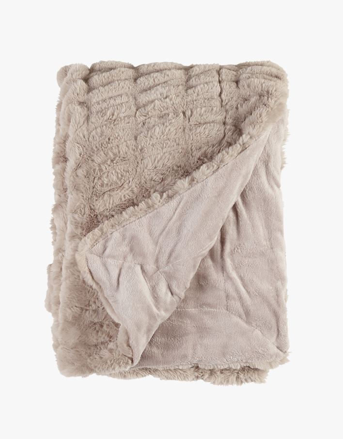 Karusnahast pleed beež - 130x170 cm beež - 1