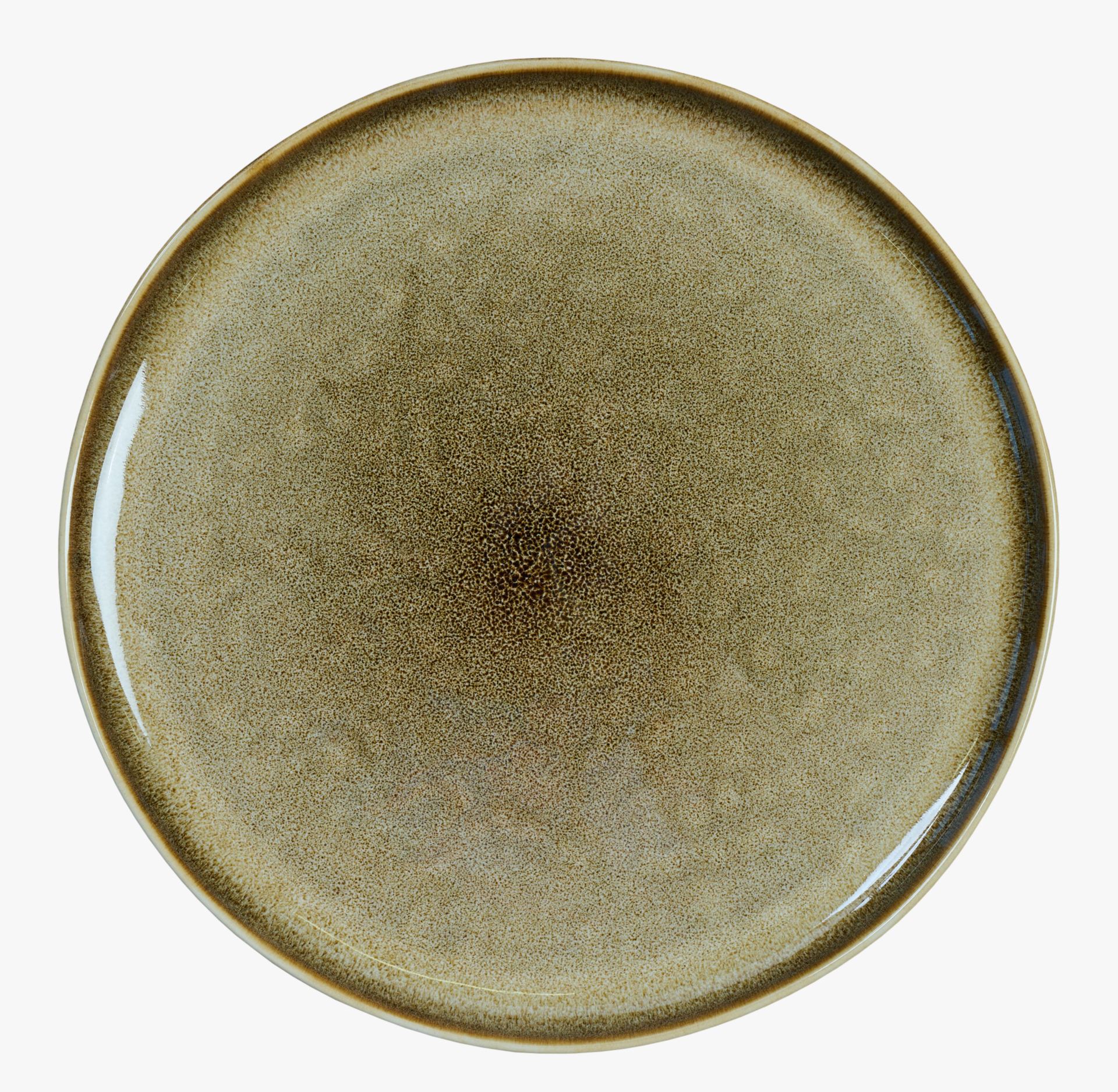 Õhtusöögi taldrik pruun - ø27 cm pruun - 1