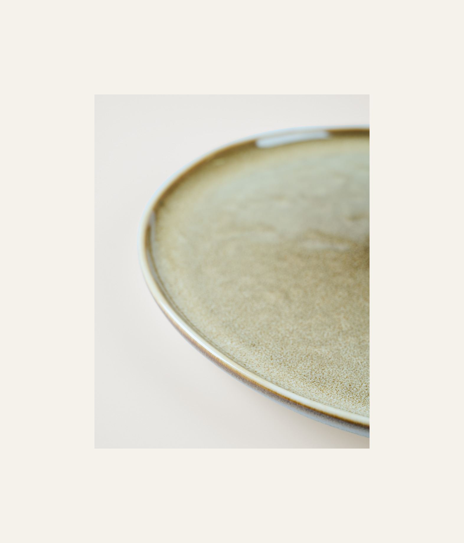 Õhtusöögi taldrik pruun - 3