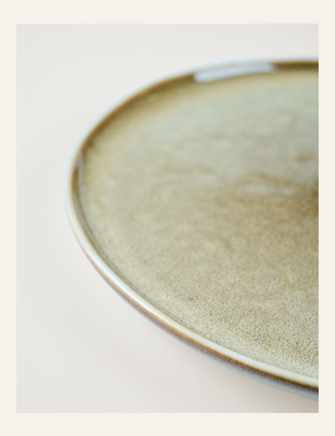 Õhtusöögi taldrik pruun - 3