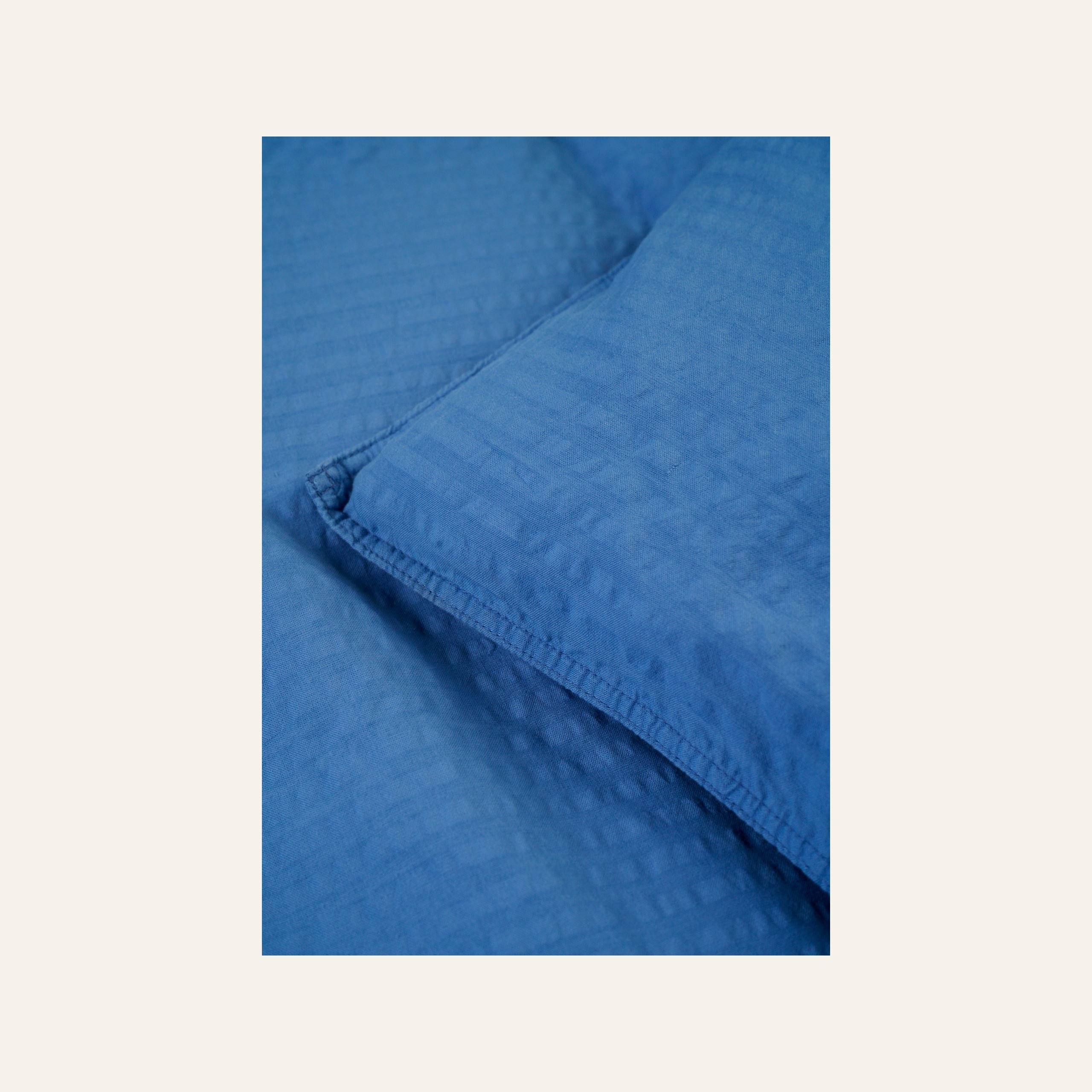 Voodipesukomplekt krepp-puuvillane sinine - 2