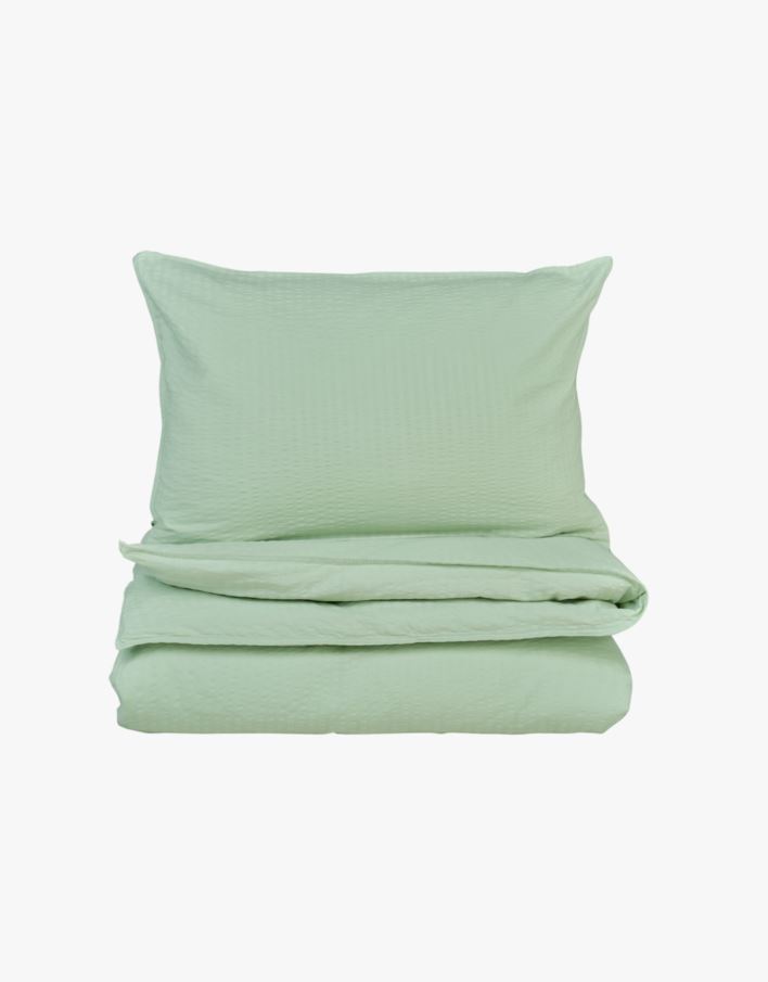 Voodipesukomplekt krepp-puuvillane heleroheline - 230x220 cm heleroheline - 1