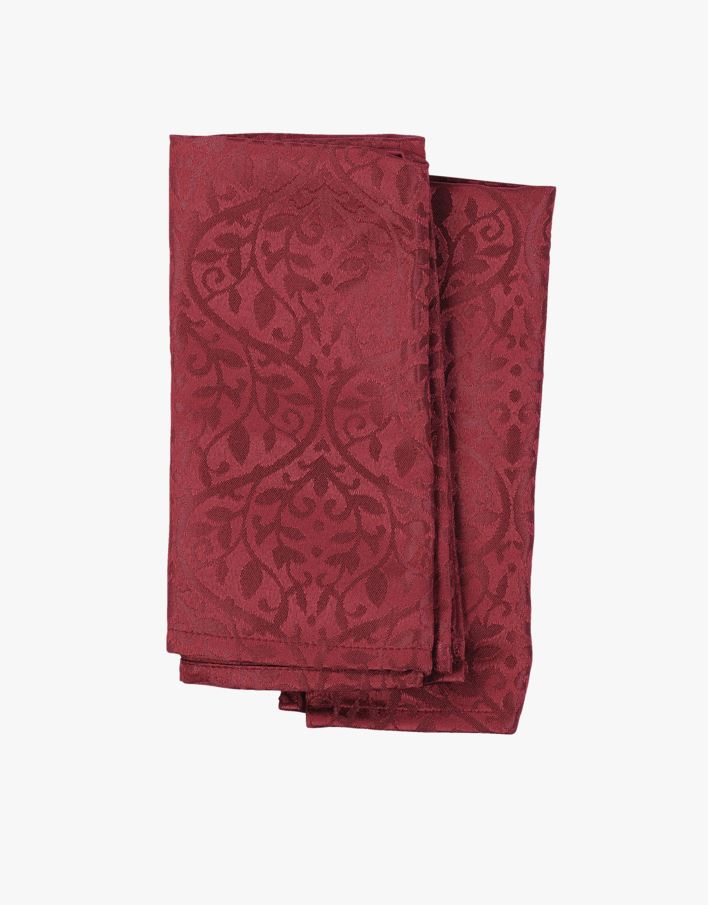 Kangast salvrätik 2tk punane - 45x45 cm punane - 1