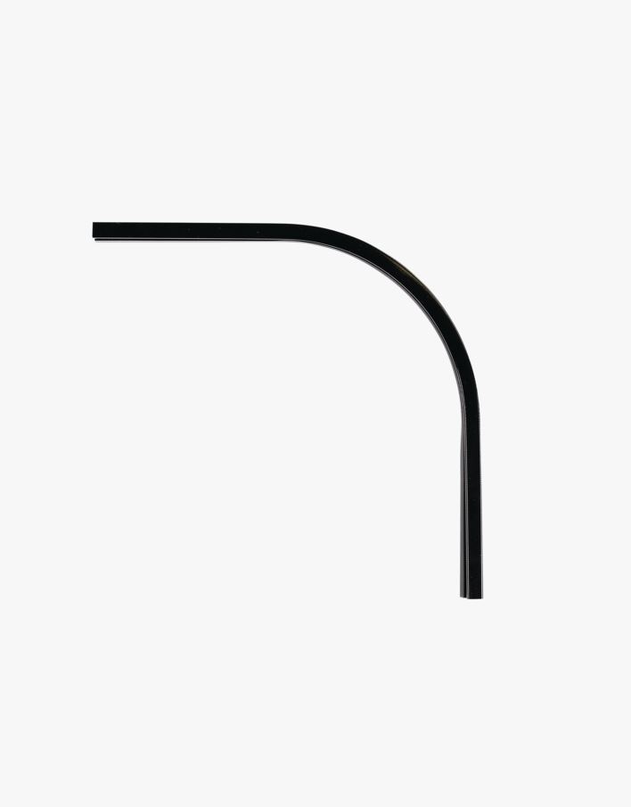 Kaarjas liides 90° must - 20x20 cm must - 1