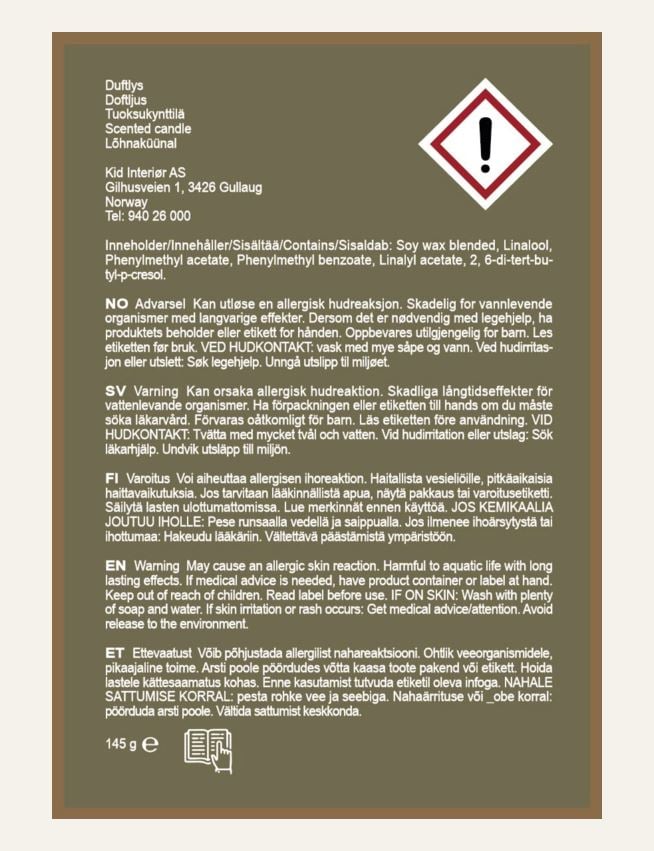 Lõhnaküünal roheline - 2