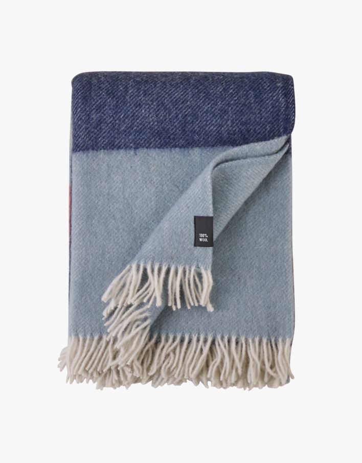 Villapleed mitmevärviline/sinine - 130x170 cm mitmevärviline/sinine - 1