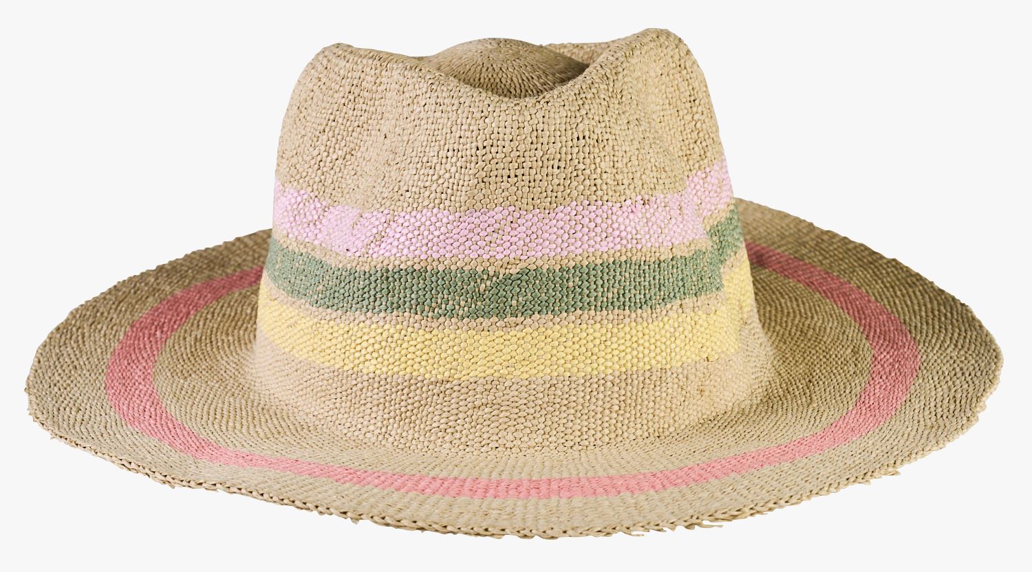 Õlgkübar mitmevärviline - 57 cm mitmevärviline - 1