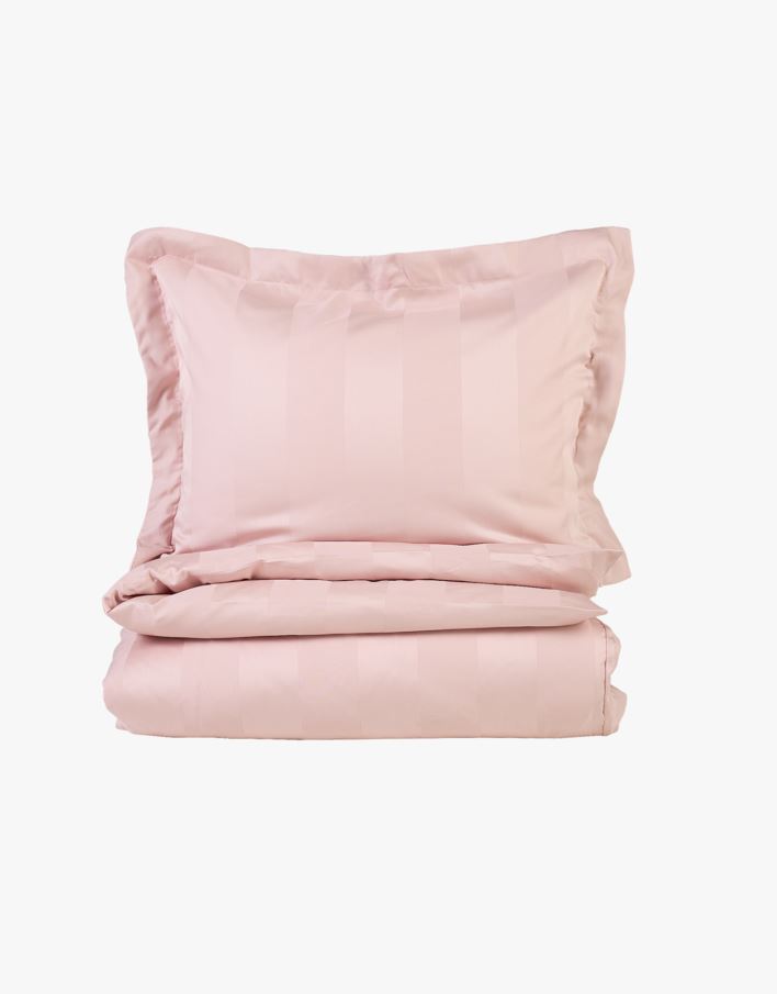 Voodipesukomplekt satiinpuuvillane heleroosa - 150x210 cm heleroosa - 1