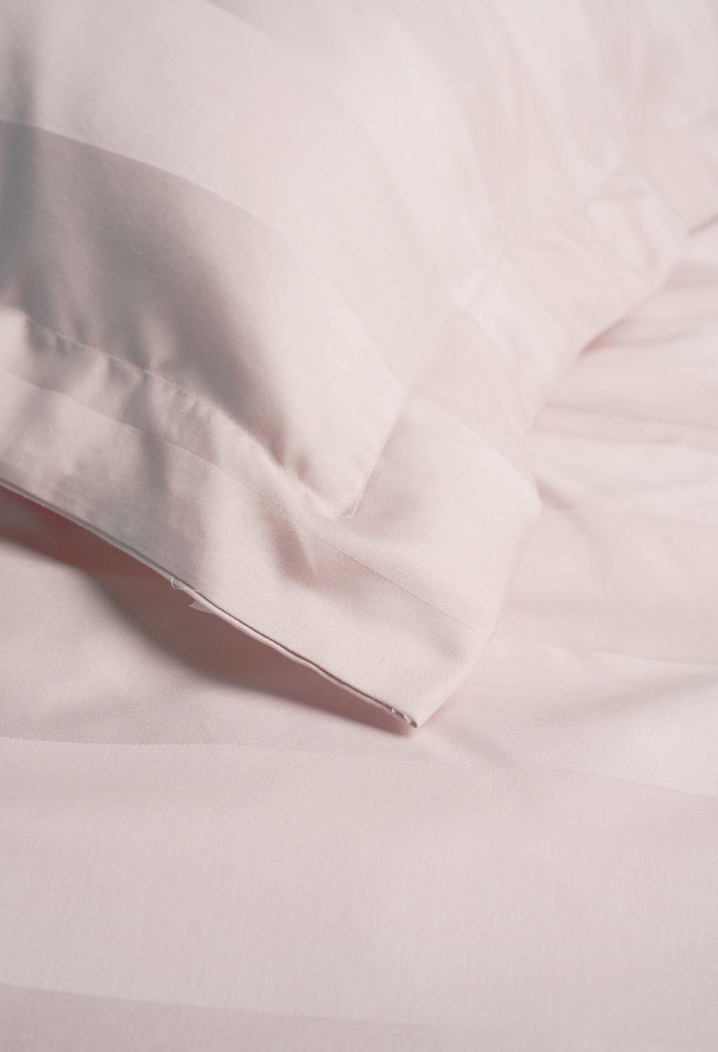 Voodipesukomplekt satiinpuuvillane heleroosa - 3