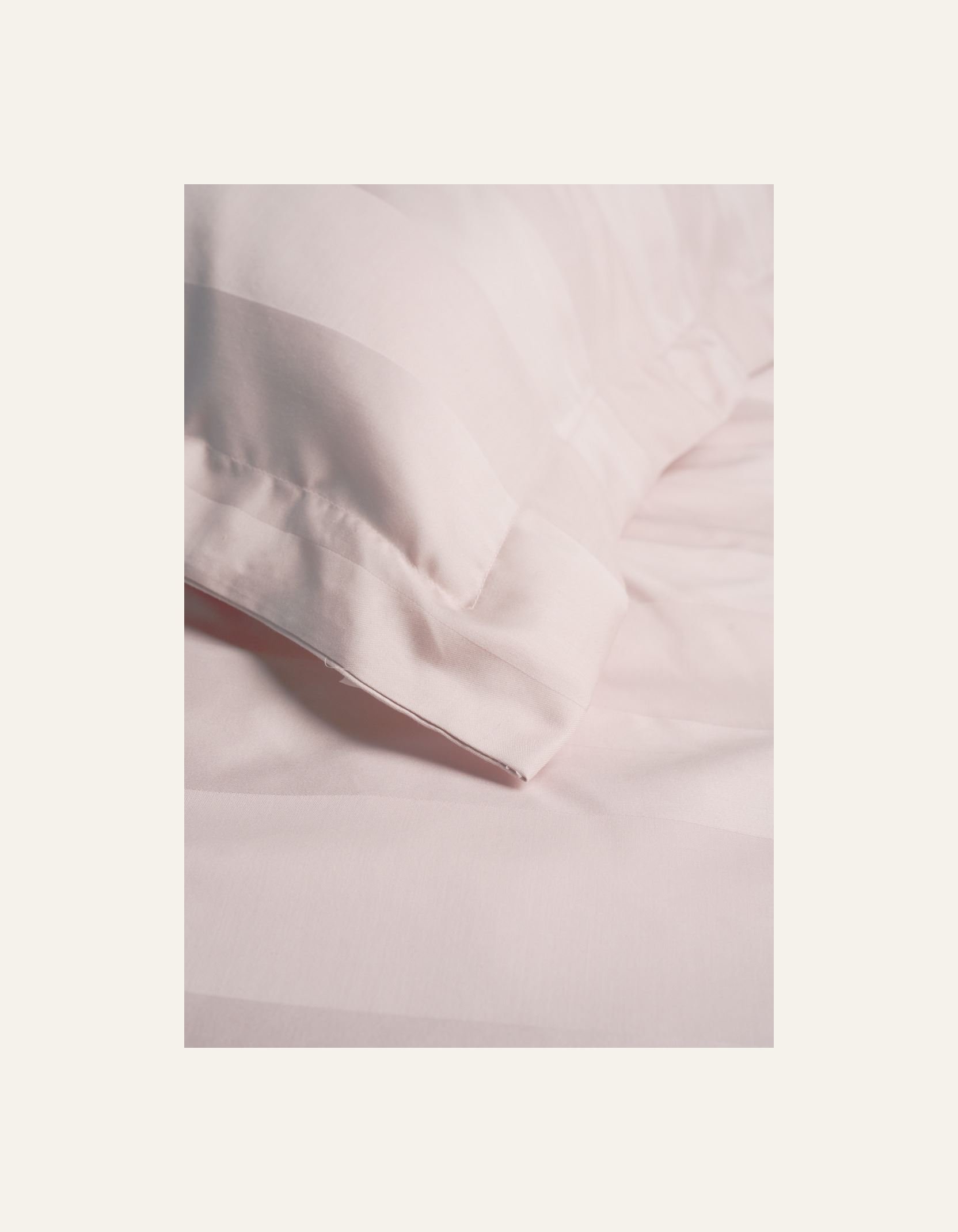 Voodipesukomplekt satiinpuuvillane heleroosa - 3