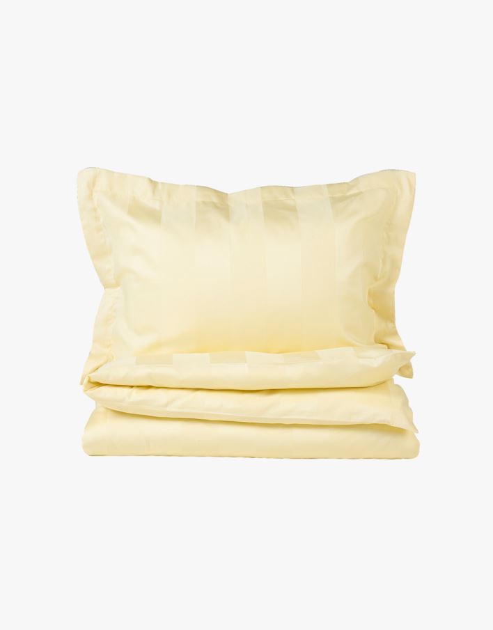 Satiinpuuvillane voodipesukomplekt hele kollane - 150x210 cm hele kollane - 1