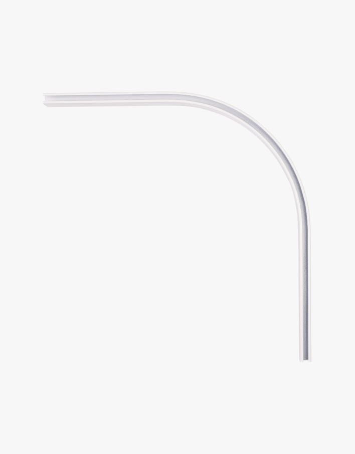 Kardinasiini nurgaliides 90° valge - 20x20 cm valge - 1