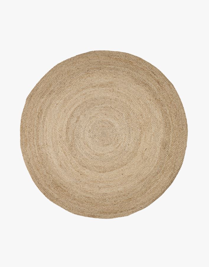 Ümmargune vaip naturaalne toon - ø 90 naturaalne toon - 1