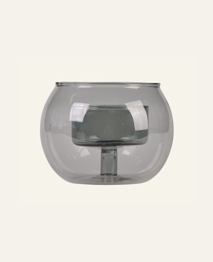 Küünlalatern tumehall - 12x12x10 cm tumehall - 1