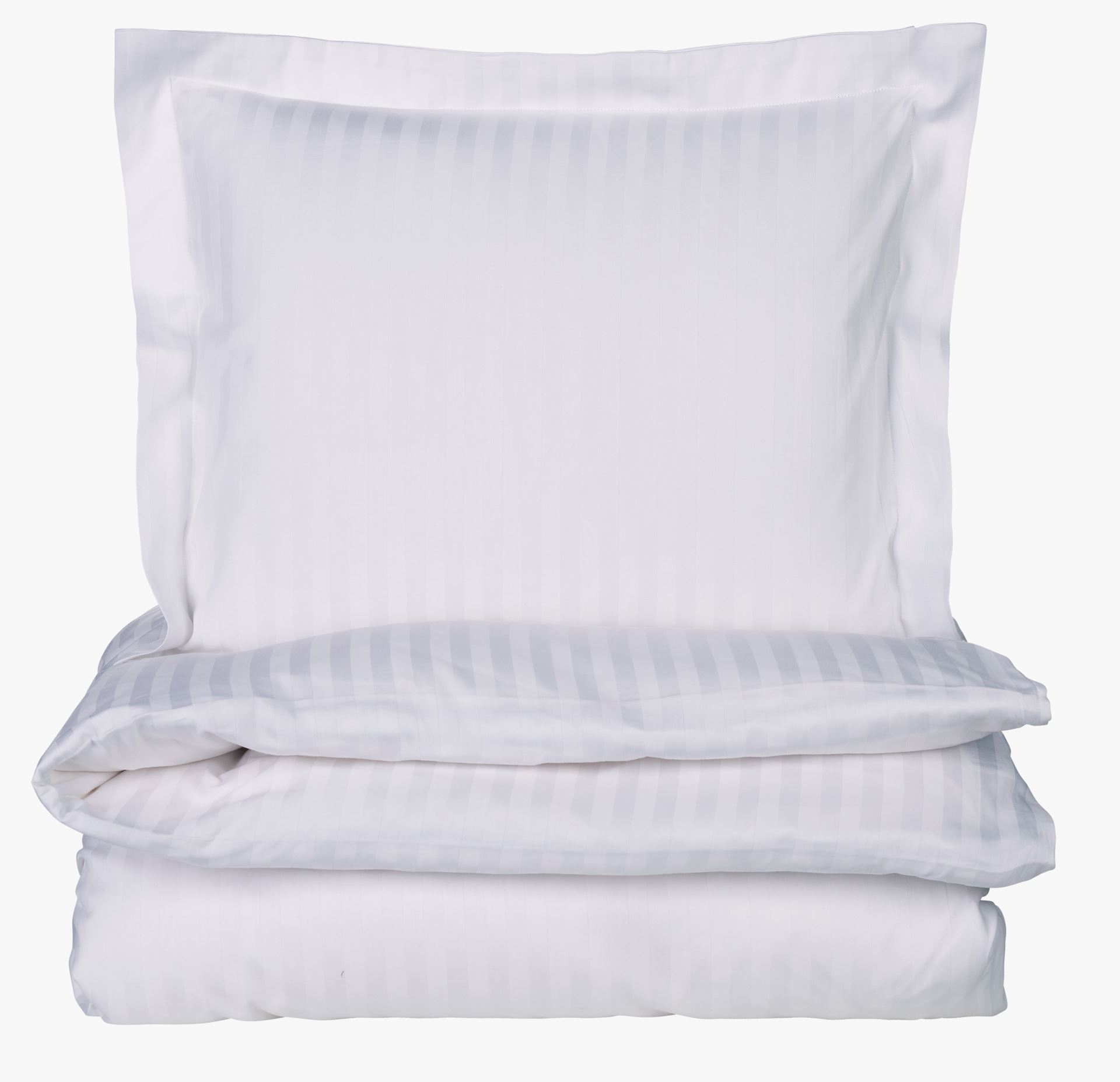 Voodipesukomplekt satiinpuuvillane valge - 150x210 cm valge - 1