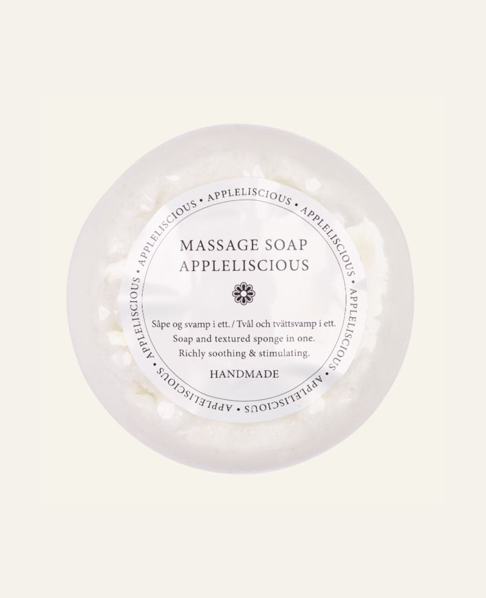 Massaažiseep valge - 8,5x8,5 cm valge - 1