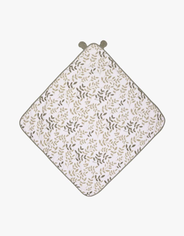 Kapuutsiga rätik heleroheline - 80x80 cm heleroheline - 1