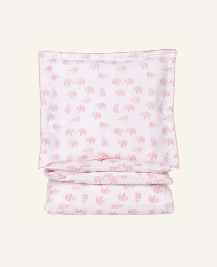 Beebi voodipesukomplekt roosa - 100x130 cm roosa - 1