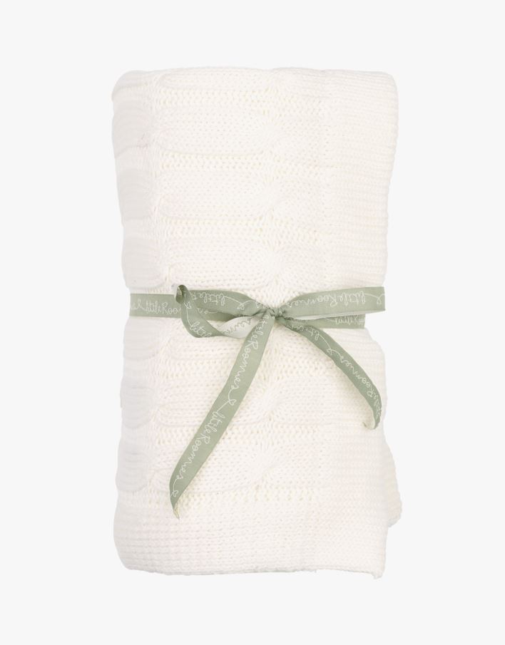 Kootud tekk loodusvalge - 80x100 cm loodusvalge - 1