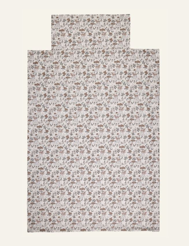 Voodipesukomplekt puuvillane heleroheline - 2