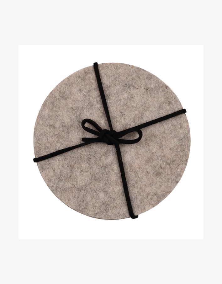 Klaasialus 4tk beež - ø 10 cm beež - 1